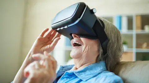 Virtual reality offers respite for bedridden people