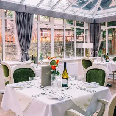 Dining room at Peony Court care home