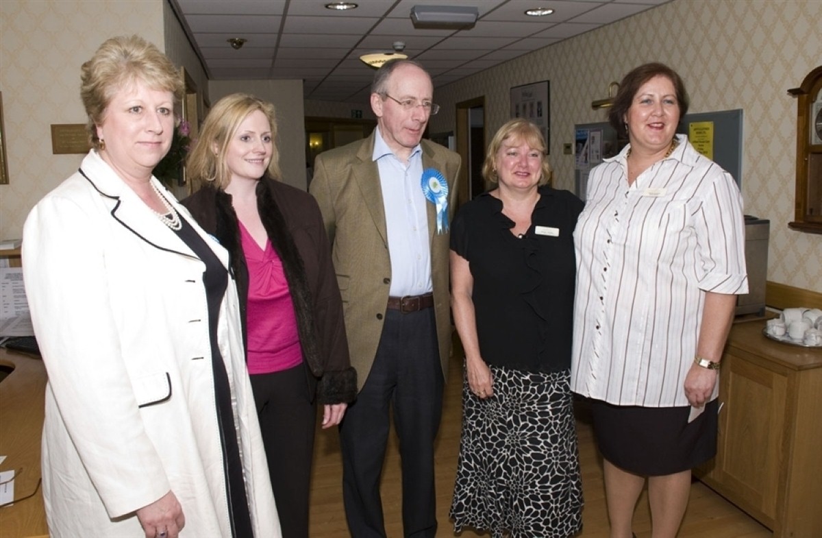 TOP TORIES VISIT ISLEWORTH CARE HOME TOP TORIES VISIT ISLEWORTH CARE HOME