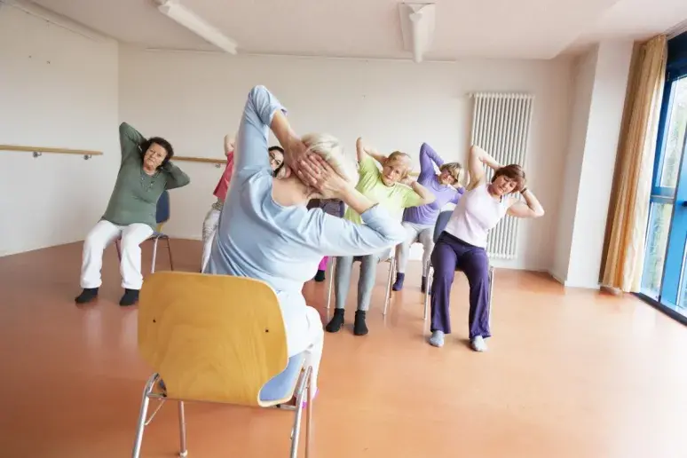 Chair yoga could ease joint pain in the elderly