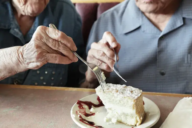 Pensioners encouraged to eat cake and fried food