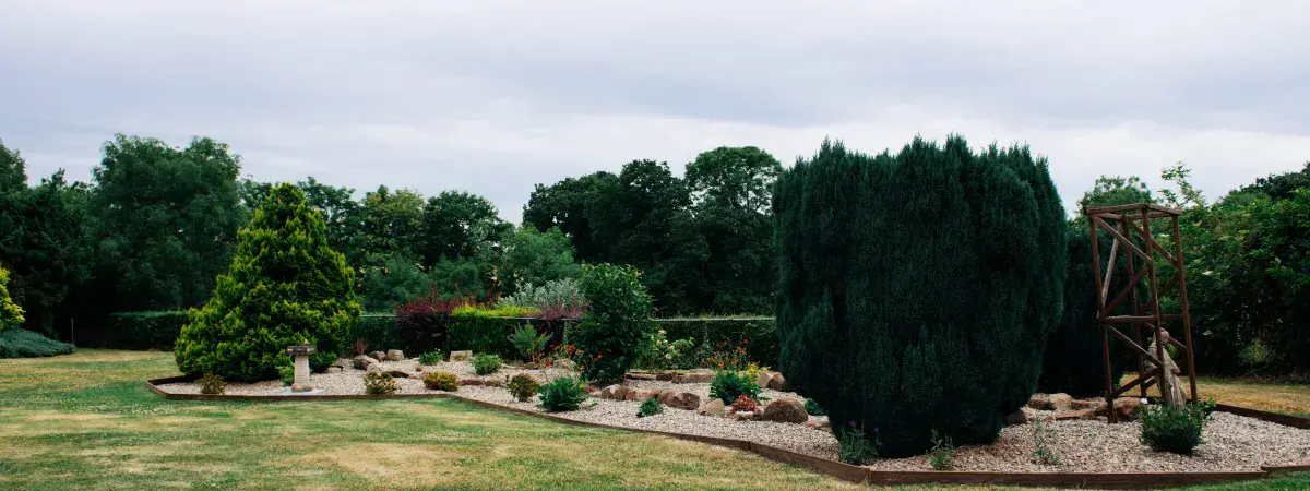 Garden at Crabwall Hall care home