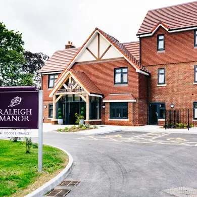 Raleigh Manor care home in Exmouth