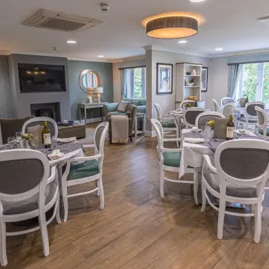 Dining Room at Alice Grange Care Home in Ipswich