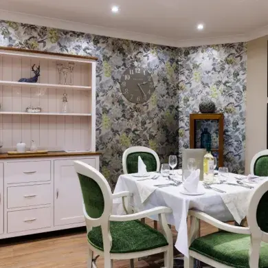 Dining area at Mulberry Court care home