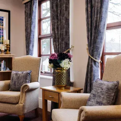 Seating at Mulberry Court care home