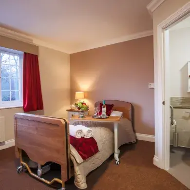 Bedroom at White Lodge Care Home