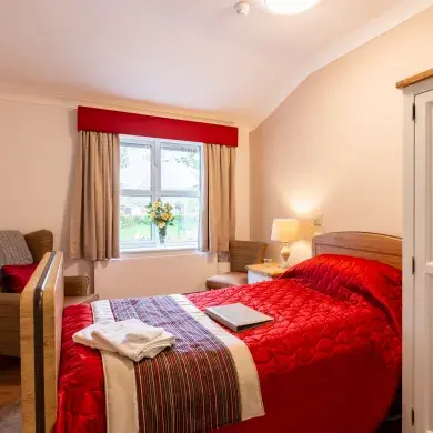 Bedroom at Westvale House care home 