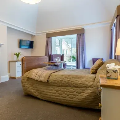 Henford House Care Home Bedroom