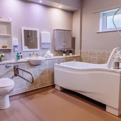 Luxury Spa Bath at Lanercost House Care Home in Carlisle