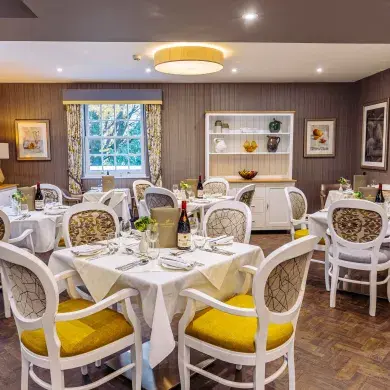 Dining Room at Ross Court Care Home in Ross-On-Wye