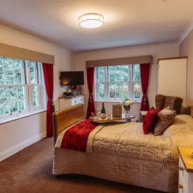 Bedroom at Ross Court Care Home in Ross-On-Wye