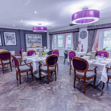 Dining room at Rothsay Grange Care Home