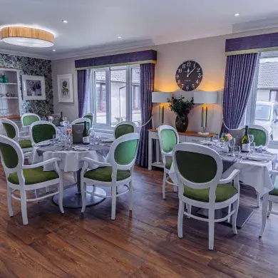 Dining at Seaview House Care Home in Wick