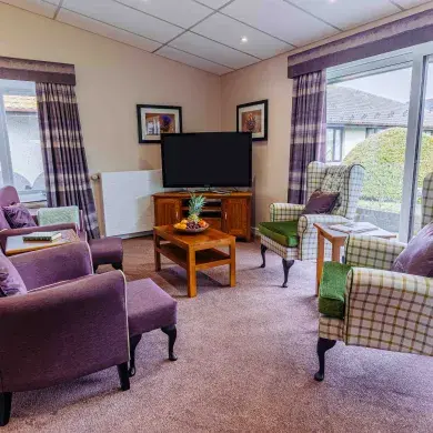 Lounge at Seaview House Care Home in Wick