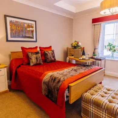 Bedroom at Sycamore Grove Care Home