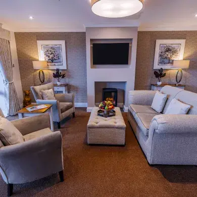 Lounges at at Sycamore Grove Care Home