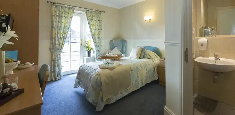 Bedroom at Hall Park Care Home 