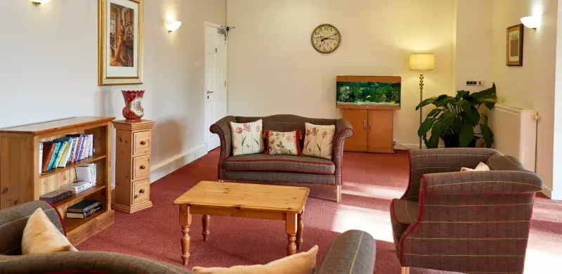 Lounge at Tixover House care home
