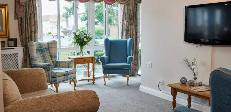 Lounge at Springvale House care home 