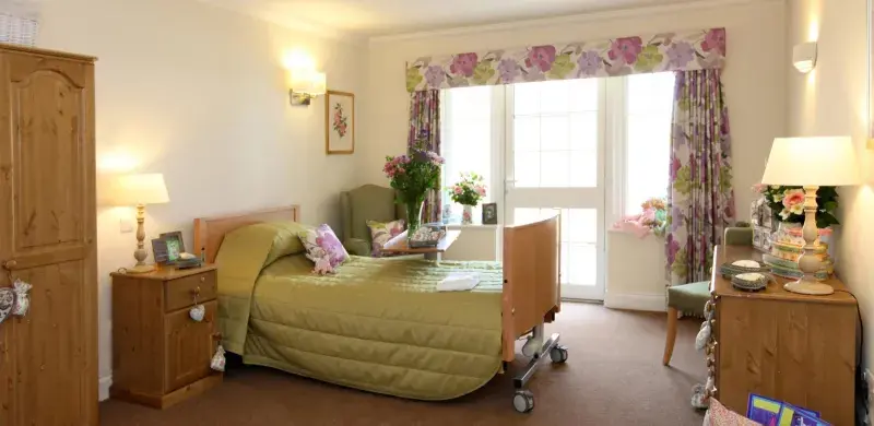 Bedroom in Ashchurch View care home