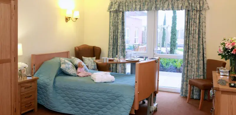 Bedroom in Latimer Court Care Home