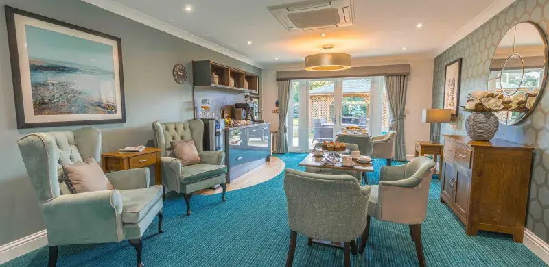Lounge at Alice Grange Care Home in Ipswich