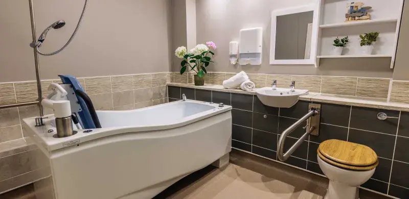Luxury Spa Bath at Arbour Court Care Home in Marple
