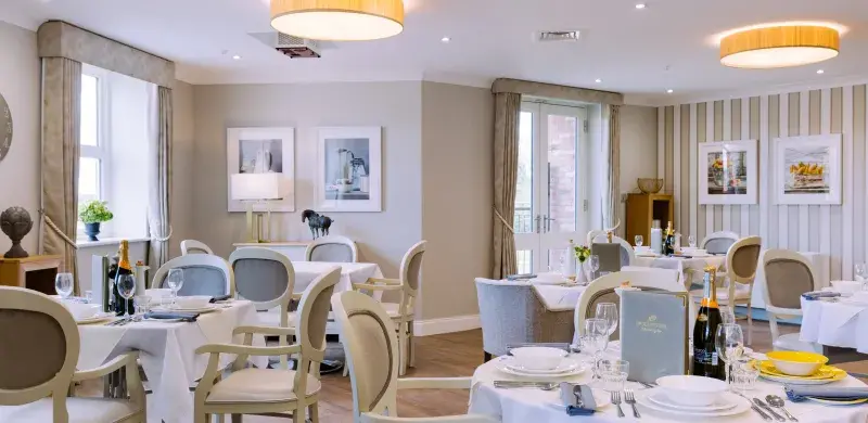 Dining room at Ouse View Care Home 