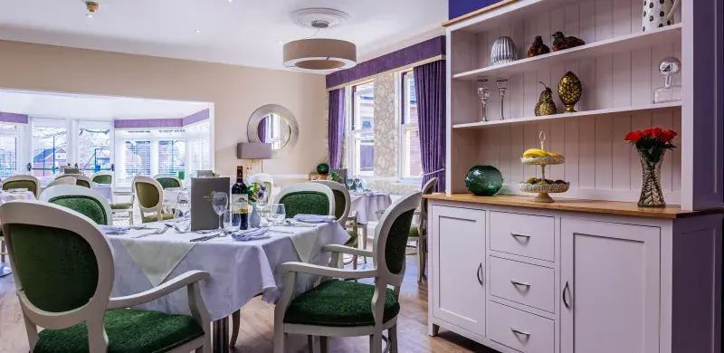 Dining Room in Cedars Care Home