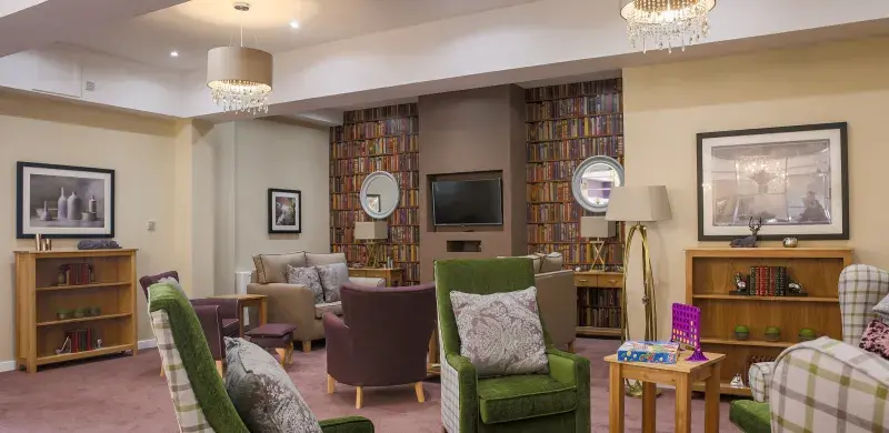 TV Room at Marriot House Care Home 
