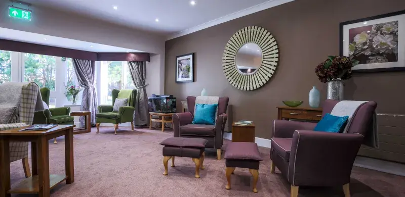 Lounge at Ottley House care home 
