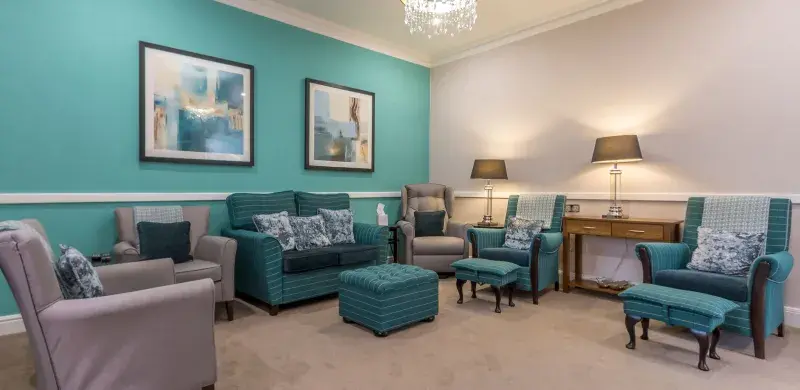 Lounge at Oxford Beaumont care home