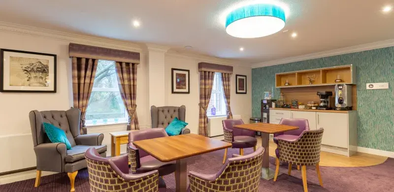 Refreshments area at South Chowdene care home