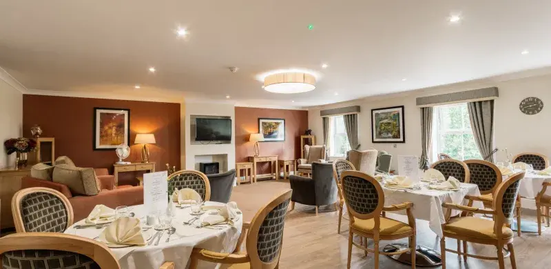 Dining Room in Stamford Bridge Care Home