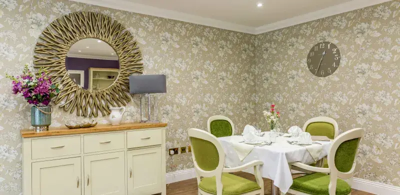 Dining Area at Wingfield Care Home 