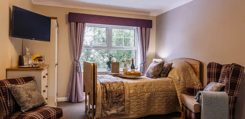Bedroom at Claremont Parkway Care Home 
