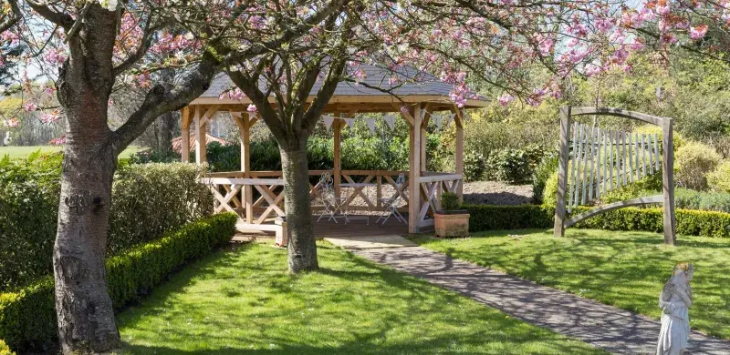Garden at Oulton Park Care Home 