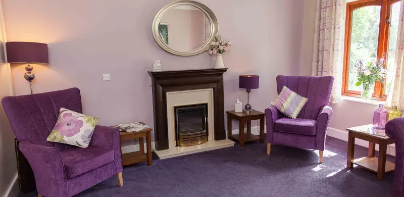 Seating Area in Newton House Care Home
