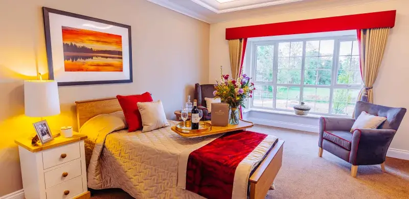 Bedroom at Iris Court Care Home in Gosmore