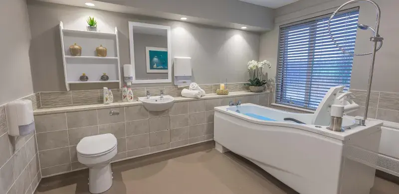Luxury Spa Bath at Kirkburn Court Care Home - Barchester Healthcare