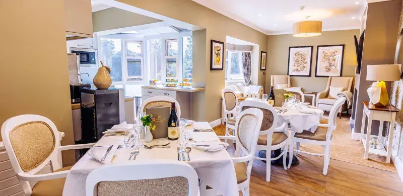 Dining Room at Red Oaks Care Home in Henfield