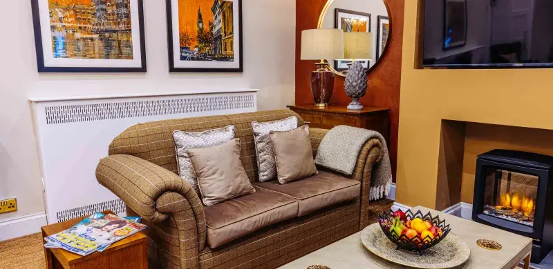 Lounge at Ross Court Care Home in Ross-On-Wye