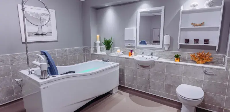 Luxury Spa Bath at Seaview House Care Home in Wick
