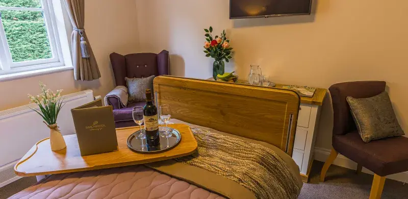 Bedroom at Sutton Valence Care Home