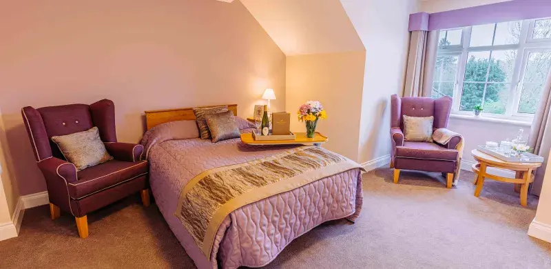 Bedroom at Wadhurst Manor Care Home in Wealden