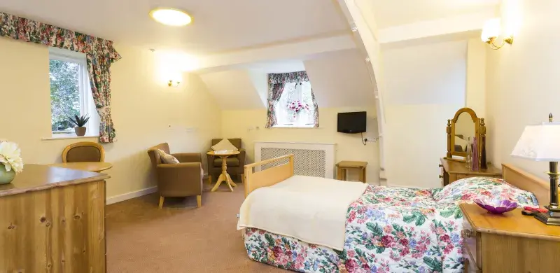 Bedroom in Prestbury Beaumont care home