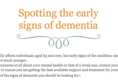 Spotting the early signs of dementia
